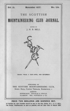 SMCJ Number 124 - Vol 21 - Nov 1937 cover